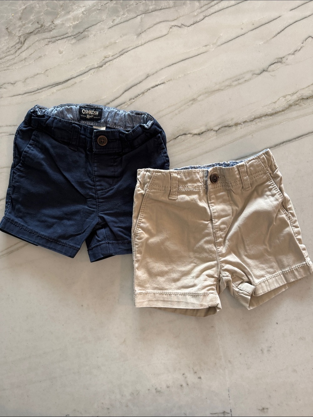 OshKosh B'gosh Navy and Khaki Shorts 2-Pack
